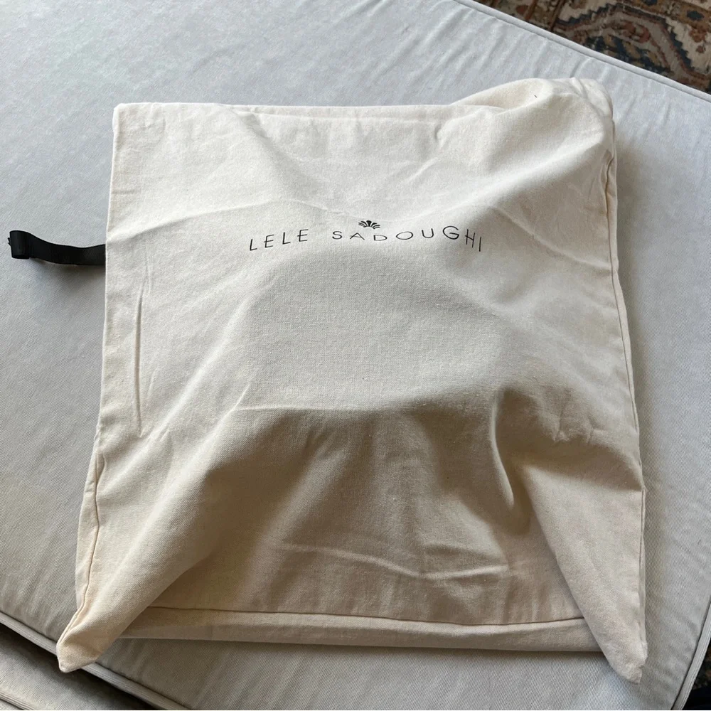 NWT Lele Sadoughi Wool Pearl Detail Navy Rancher Hat